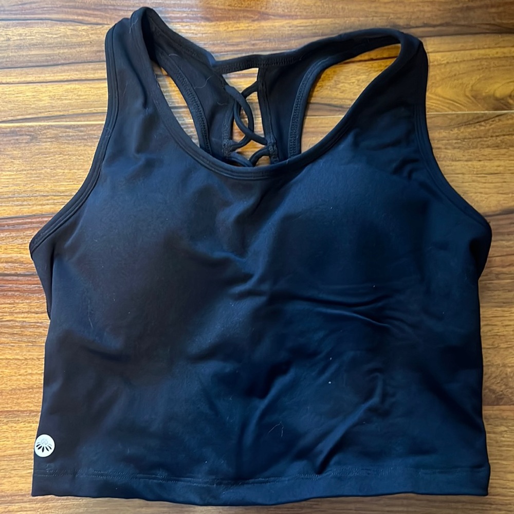 Senita Athletics Bra Top - Black - Small